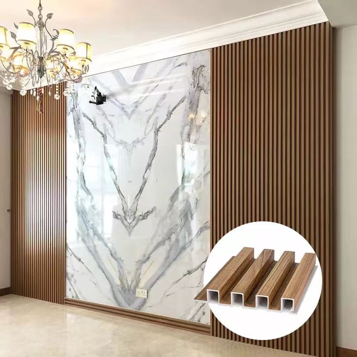 10-PACK PVC Wall Panel Cappuccino