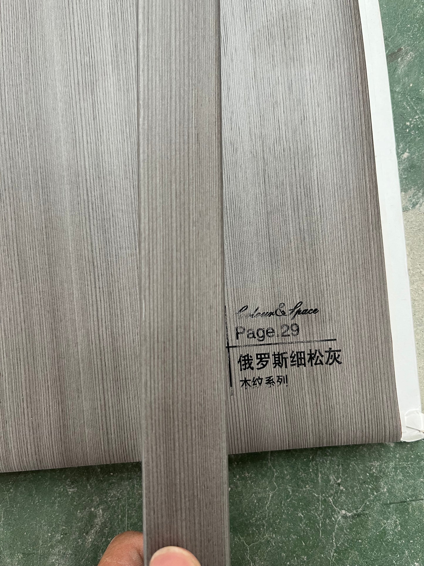 PVC Wall Panel Corner Gray