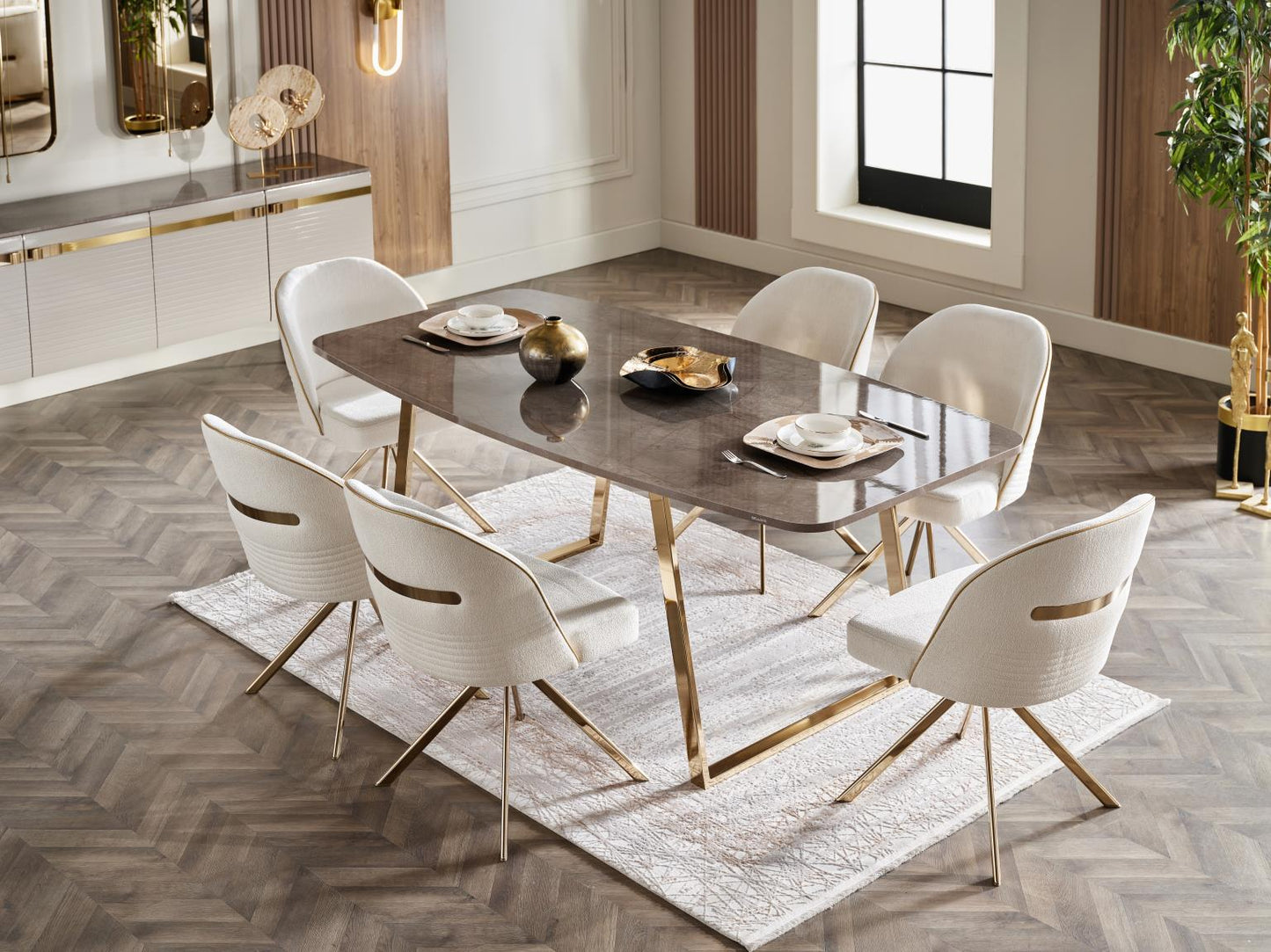 VERONICA I DINING 7PCS