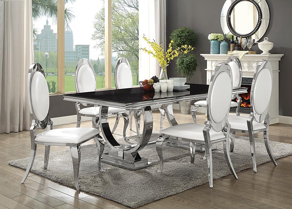 ANTOINE 5,7,9 PC SET (TBL+4,6,8CHAIRS) 107871-S5