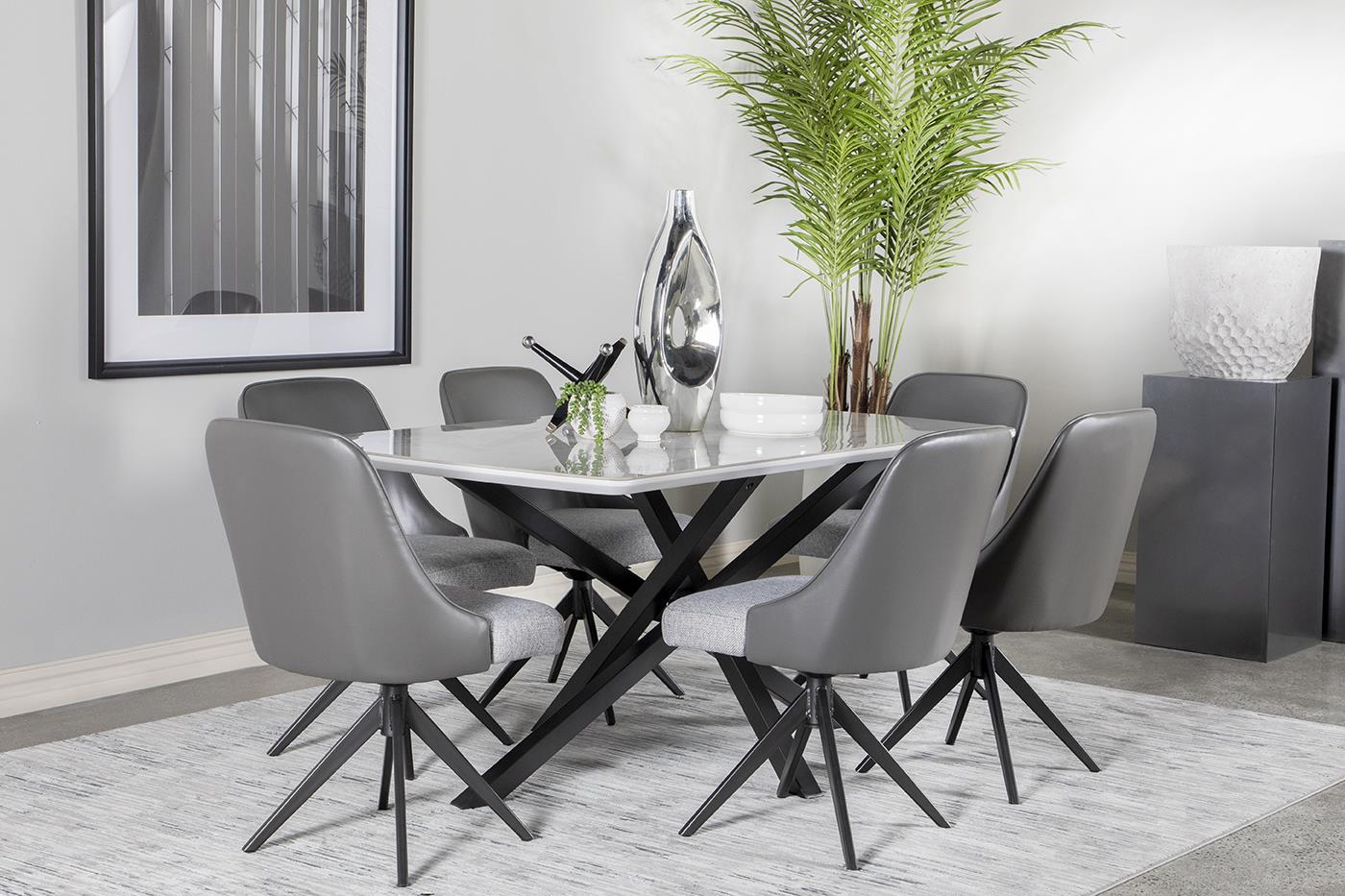 PAULITA DINING TABLE 7 PC SET 110711-S7