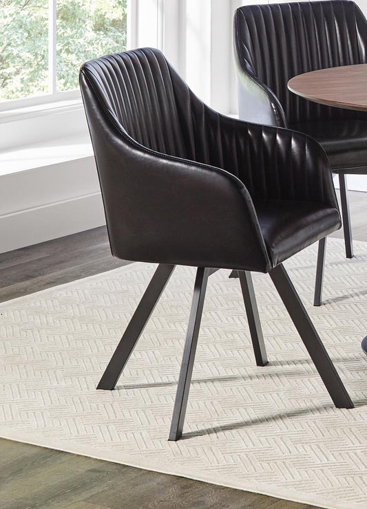 SWIVEL DINING CHAIR 193372BLK