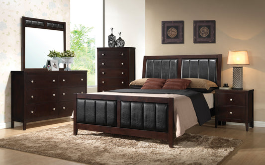 CARLTON Q 4PC SET (Q.BED,NS,DR,MR) 202091Q-S4