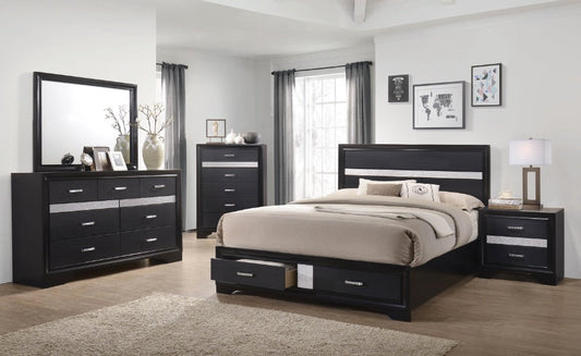 MIRANDA KE 4PC SET (KE.BED,NS,DR,MR) 206361KE-S4