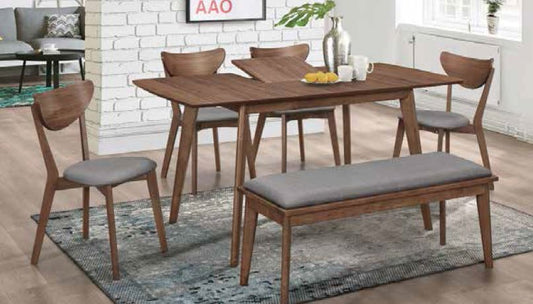 ALFREDO 6PC SET (TBL+4SIDE +BENCH) 108080-S6