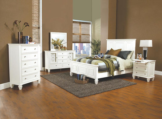 SANDY E KING 5PC SET (KE.BED,NS,DR,MR,CH) 201301KE-S5