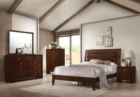 SERENITY FULL BED 4 PC SET 201971F-S4