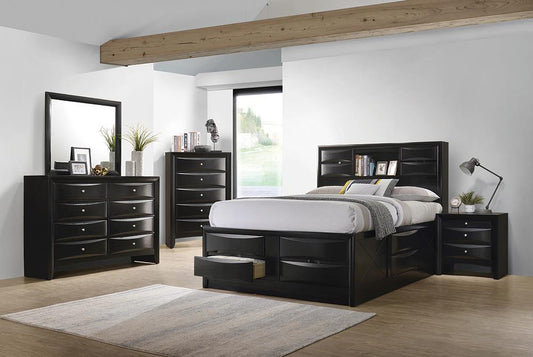 BRIANA CA KING 5PC SET (KW.BED,NS,DR,MR,CH) 202701KW-S5