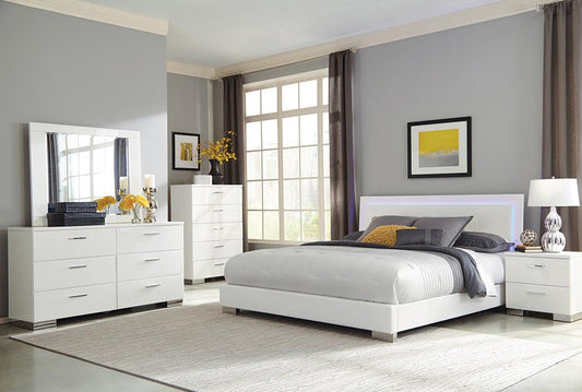 FELICITY E KING 5PC SET (KE.BED,NS,DR,MR,CH) 203500KE-S5