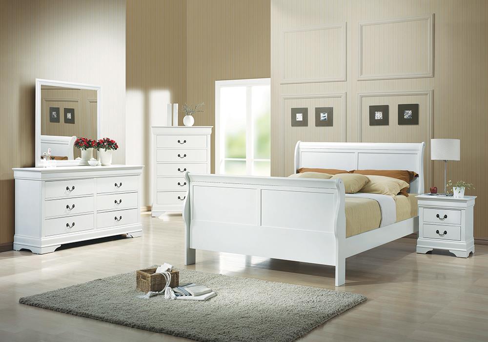 LOUIS FULL BED 5 PC SET 204691F-S5