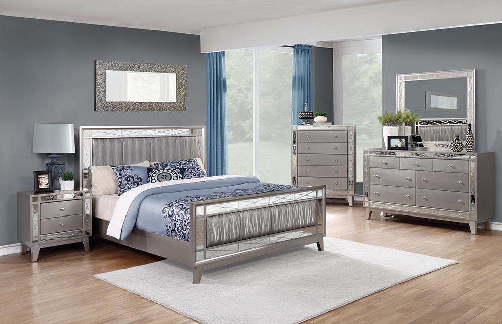 LEIGHTON FULL BED 5 PC SET 204921F-S5