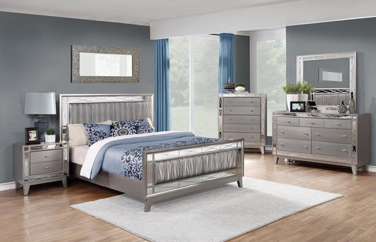 Bedroom Set Metallic 5 PC KING SET