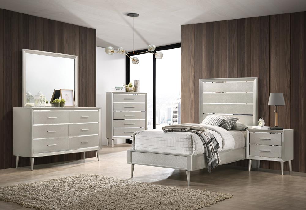 TWIN BED 5 PC SET 222701T-S5