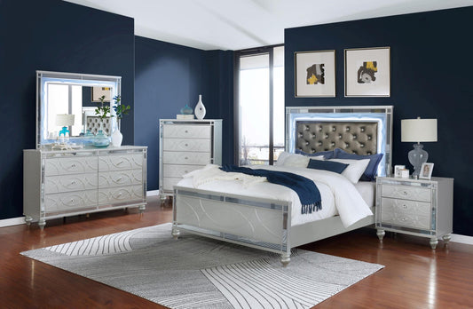 DIAMOND BEDROOM SET QUEEN 5 PCS