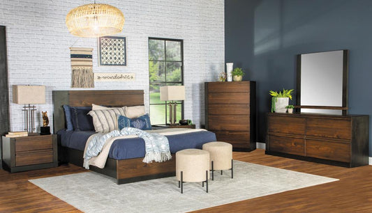 AZALIA QUEEN BED 4 PC SET 224281Q-S4