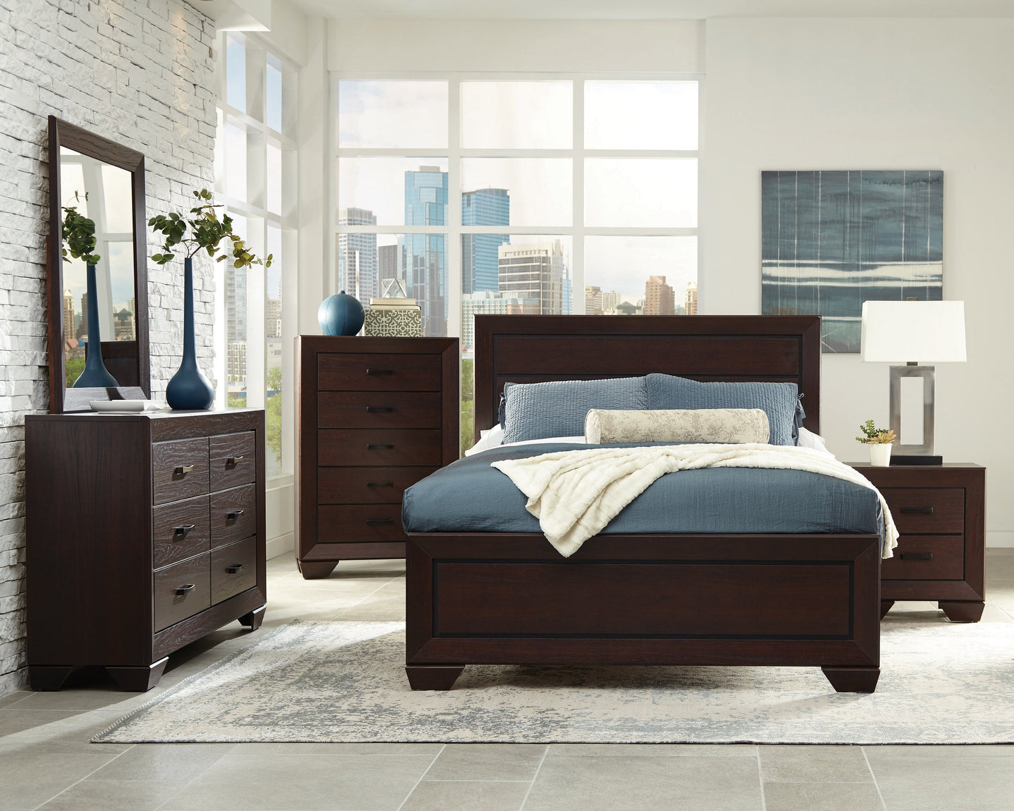 KAUFFMAN Q 5PC SET (Q.BED,NS,DR,MR,CH) 204390Q-S5