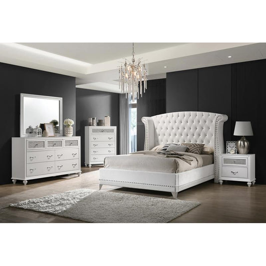 BARZINI QUEEN BED 4 PC SET 300843Q-S4