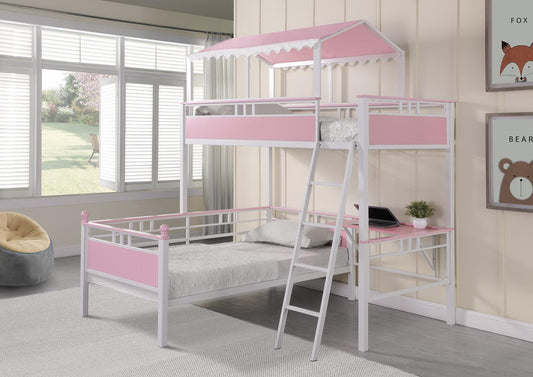 ALEXIA TWIN/TWIN WORKSTATION BUNK BED 400119