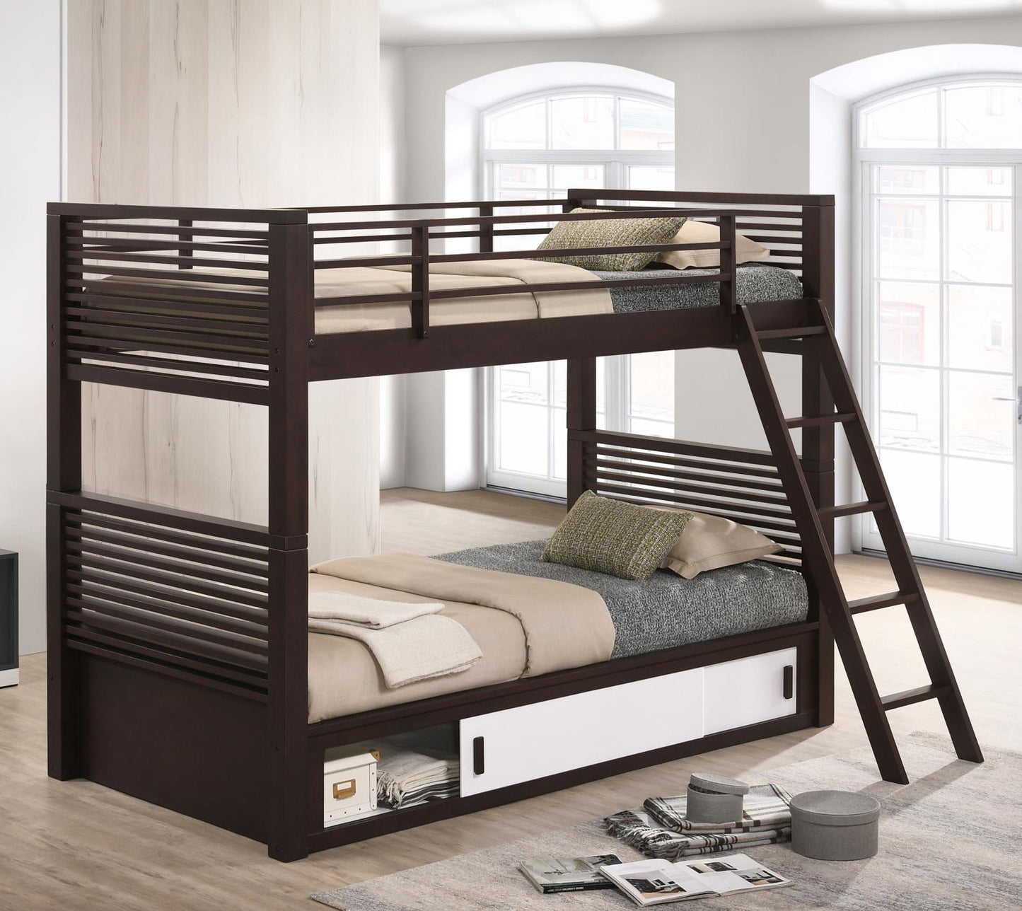 OLIVER TWIN/TWIN BUNK BED 400736T