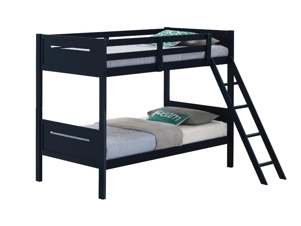 LITTLETON TWIN/TWIN BUNK BED 405051BLU