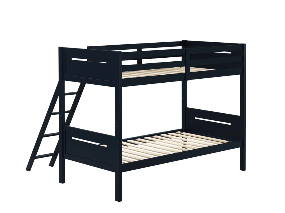 LITTLETON TWIN/TWIN BUNK BED 405051BLU
