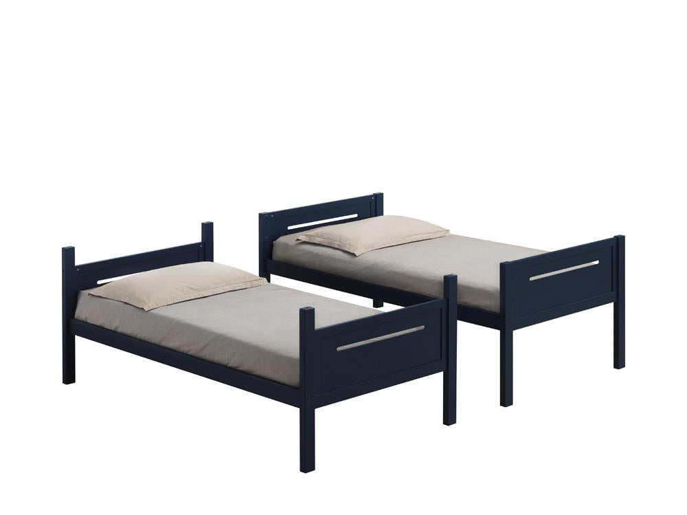 LITTLETON TWIN/TWIN BUNK BED 405051BLU