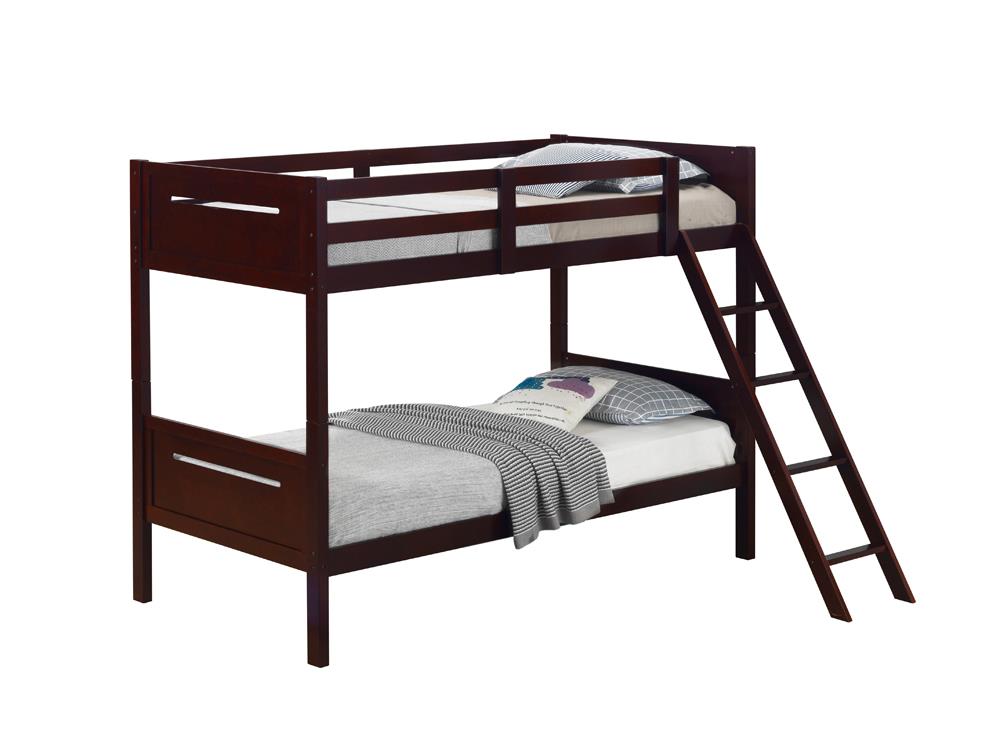 LITTLETON TWIN/TWIN BUNK BED 405051BRN