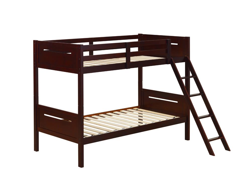 LITTLETON TWIN/TWIN BUNK BED 405051BRN