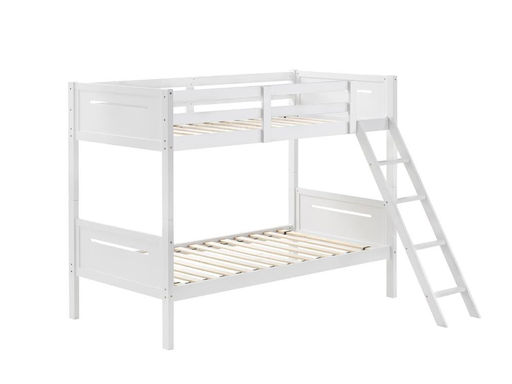 LITTLETON TWIN/TWIN BUNK BED 405051WHT