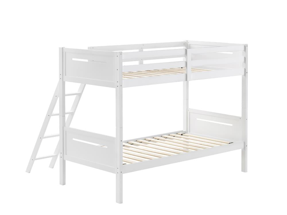 LITTLETON TWIN/TWIN BUNK BED 405051WHT
