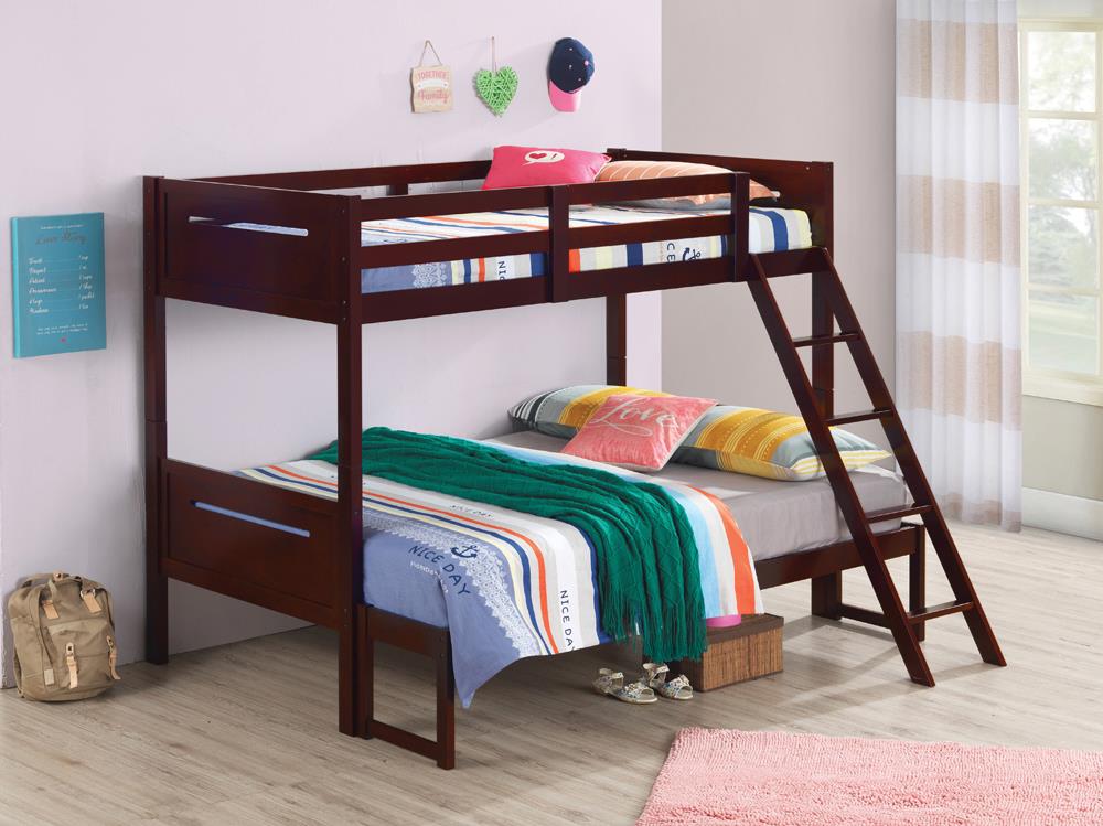 LITTLETON TWIN/FULL BUNK BED 405052BRN