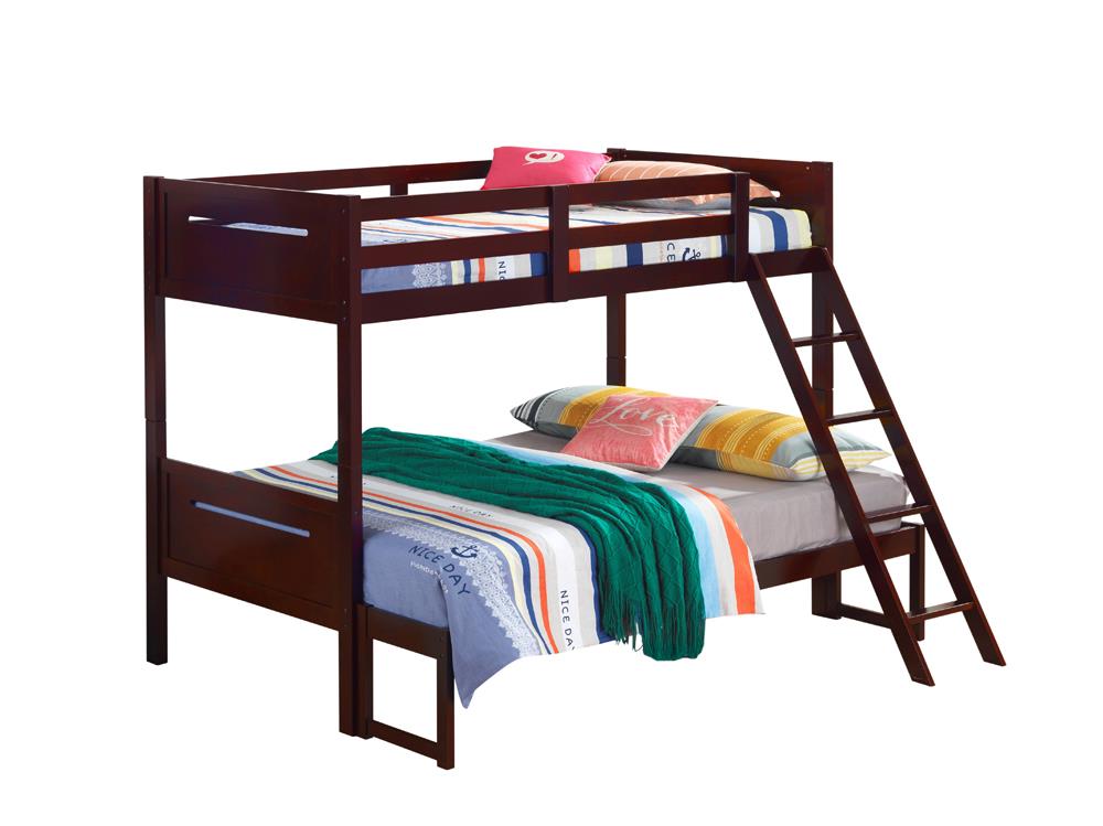 LITTLETON TWIN/FULL BUNK BED 405052BRN