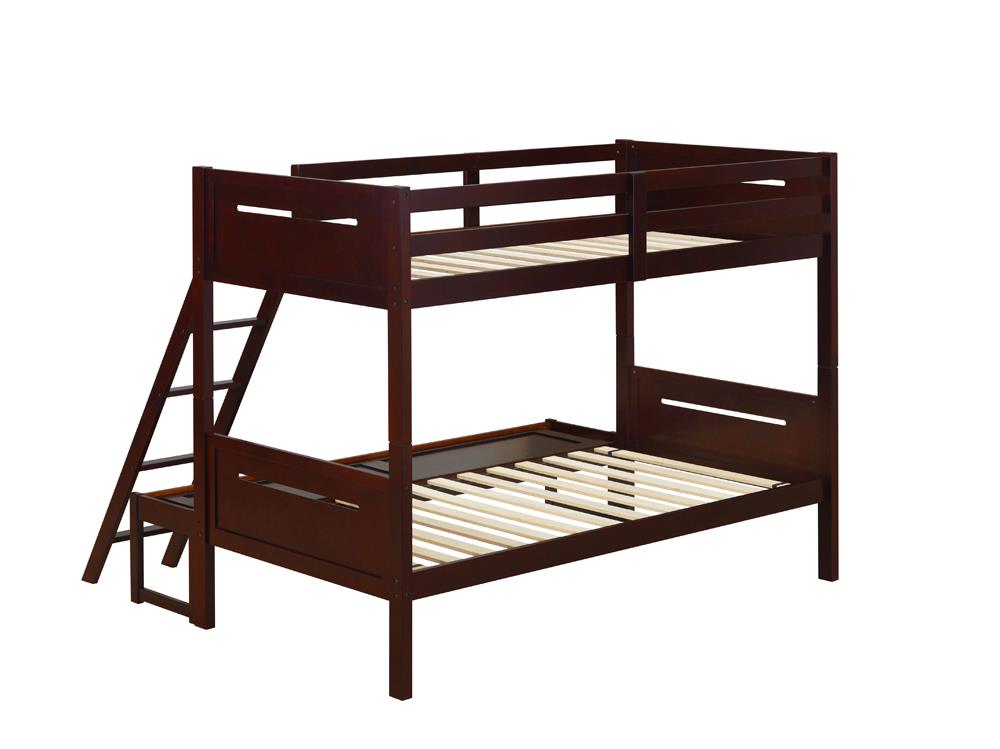 LITTLETON TWIN/FULL BUNK BED 405052BRN