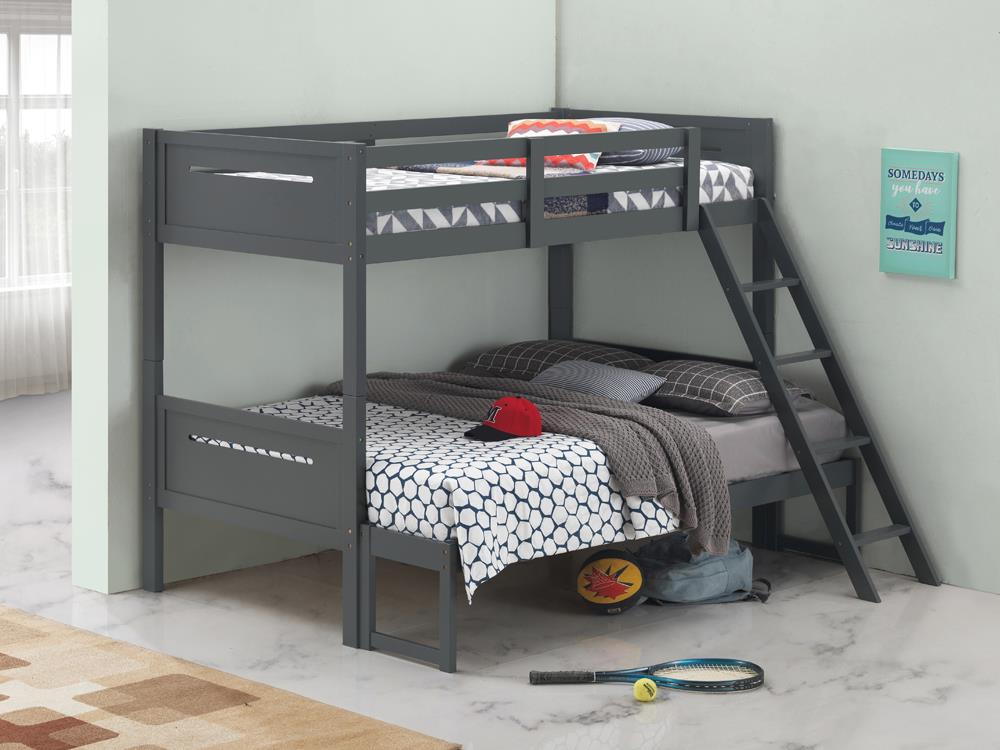 LITTLETON TWIN/FULL BUNK BED 405052GRY