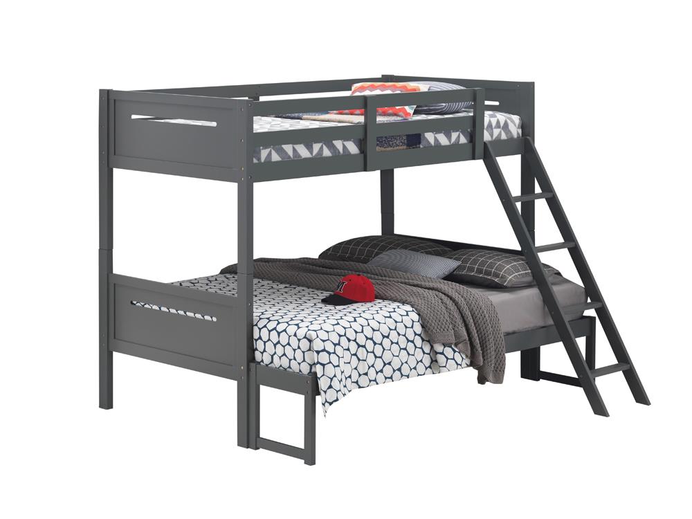 LITTLETON TWIN/FULL BUNK BED 405052GRY