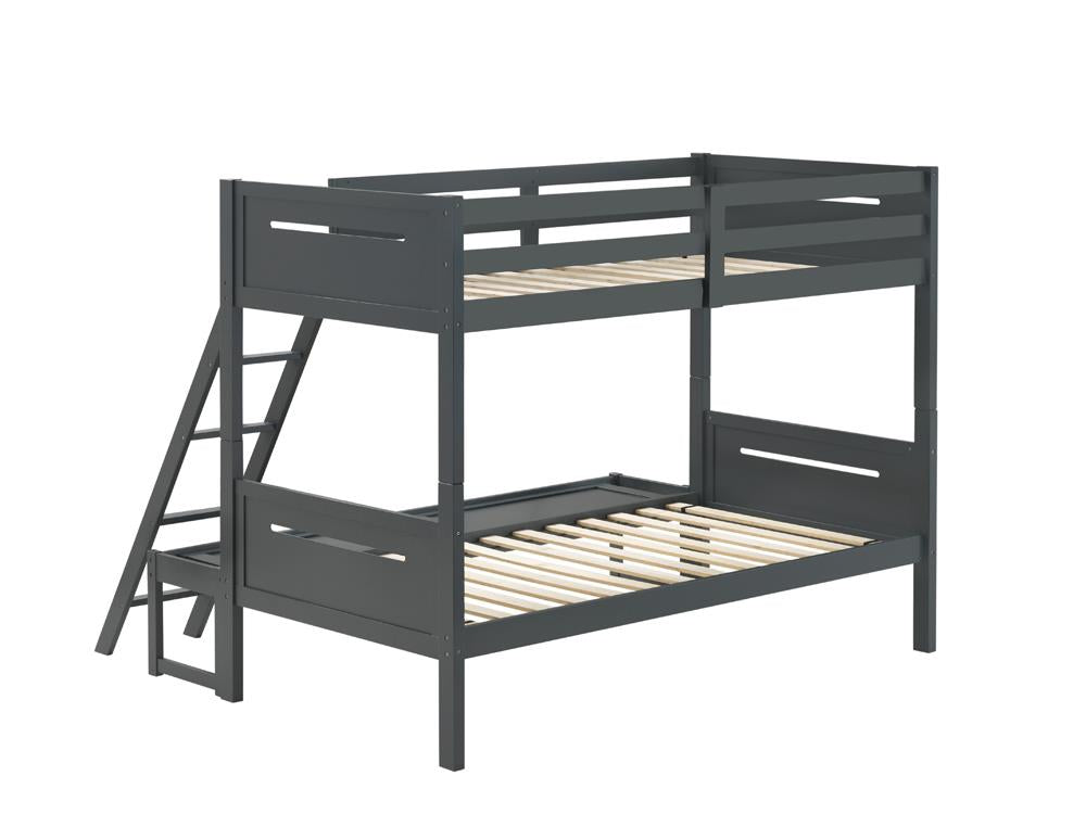 LITTLETON TWIN/FULL BUNK BED 405052GRY