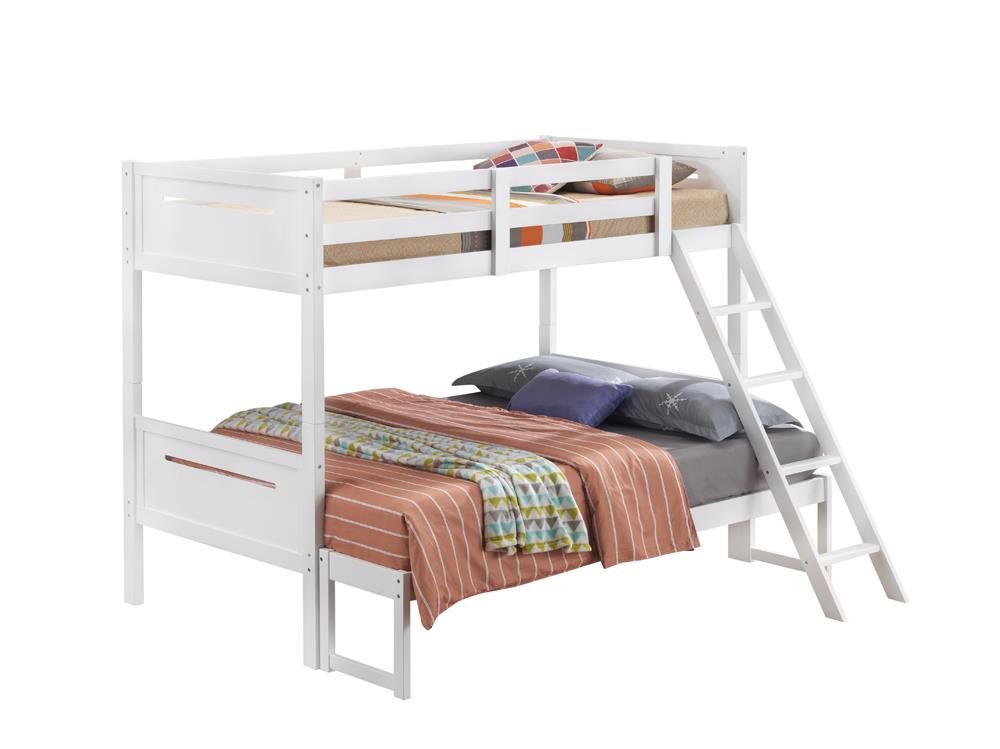 LITTLETON TWIN/FULL BUNK BED 405052WHT