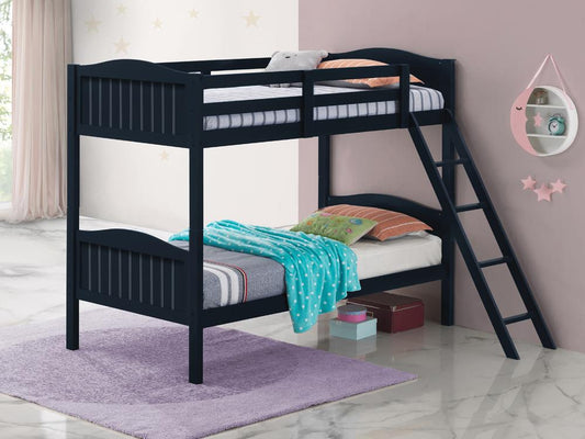 LITTLETON TWIN/TWIN BUNK BED 405053BLU