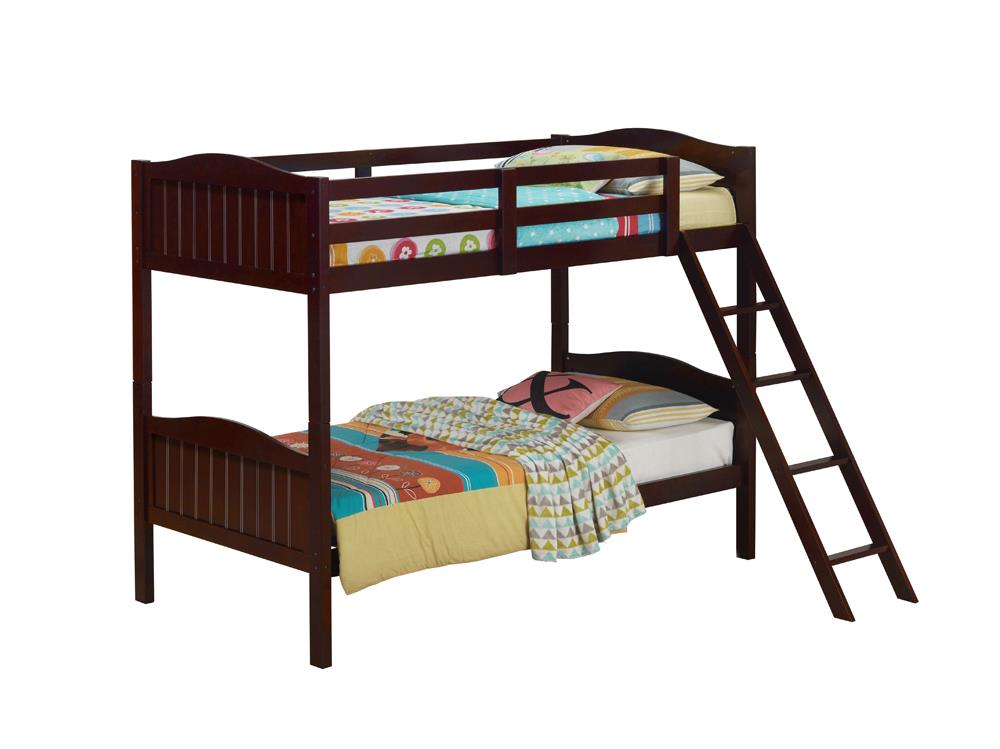 LITTLETON TWIN/TWIN BUNK BED 405053BRN