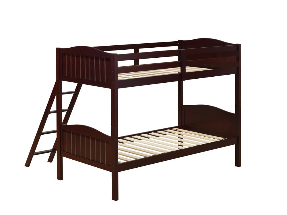 LITTLETON TWIN/TWIN BUNK BED 405053BRN