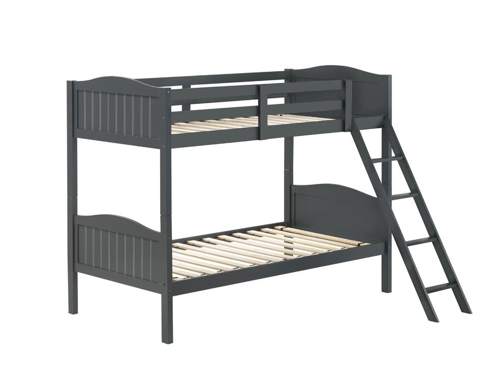 LITTLETON TWIN/TWIN BUNK BED 405053GRY