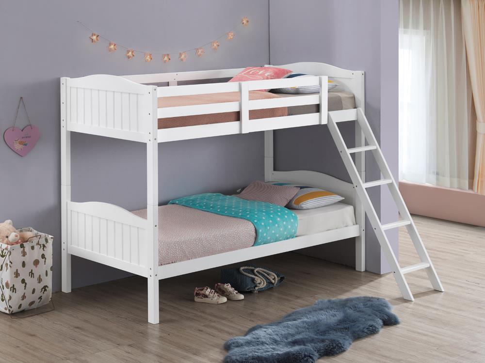 LITTLETON TWIN/TWIN BUNK BED 405053WHT