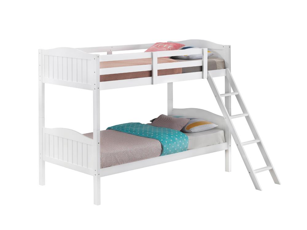 LITTLETON TWIN/TWIN BUNK BED 405053WHT