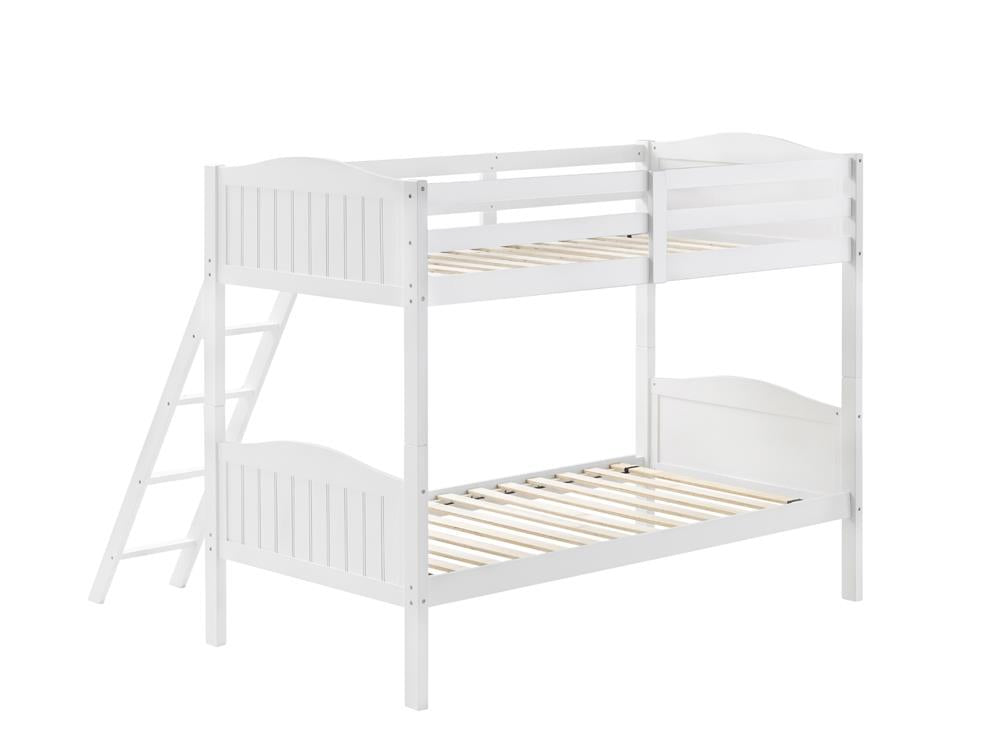 LITTLETON TWIN/TWIN BUNK BED 405053WHT