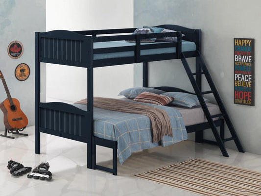 LITTLETON TWIN/FULL BUNK BED 405054BLU
