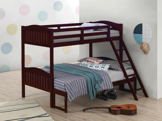 LITTLETON TWIN/FULL BUNK BED 405054BRN
