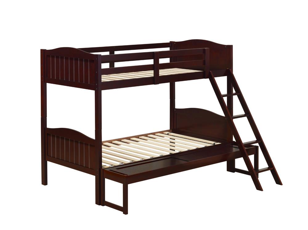 LITTLETON TWIN/FULL BUNK BED 405054BRN