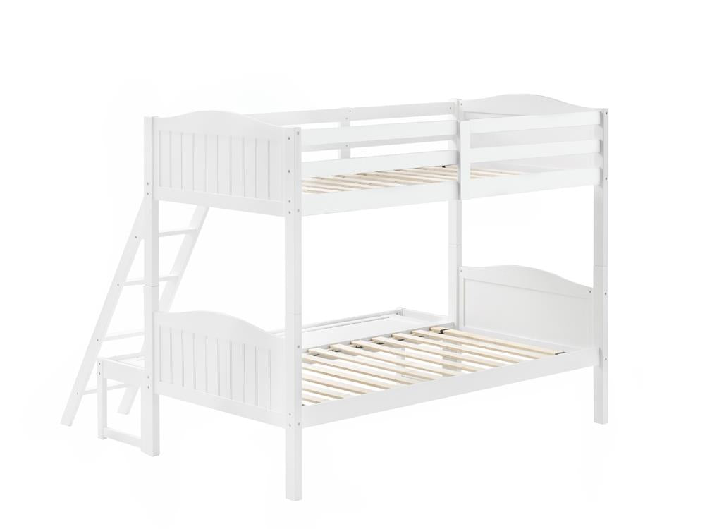 LITTLETON TWIN/FULL BUNK BED 405054WHT