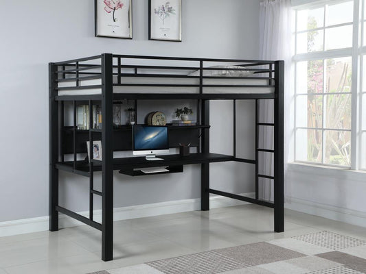 AVALON FULL WORKSTATION LOFT BED 460023