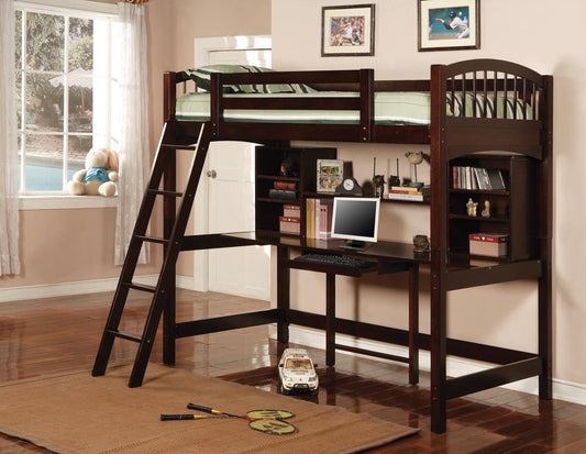 PERRIS TWIN WORKSTATION LOFT BED 460063